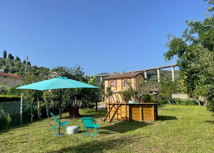 Lägenhet Casa Aia Sole With Pool, A/c, Garden, Barbecue *